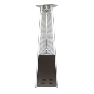 AZ Patio Heaters Compact Commercial Hammered Bronze Glass Tube Heater